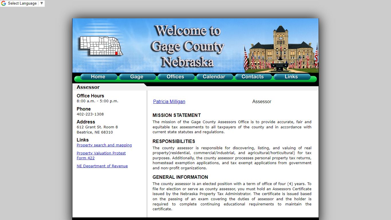 Gage County Assessor